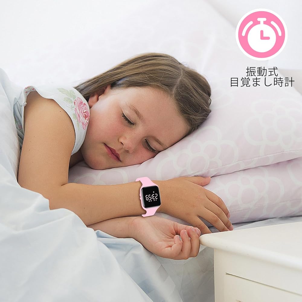 Digital Kids Sports Watch for Boys and Girls 5ATM Waterproof Activity Tracker with Alarm Stopwatch and Long Battery Life