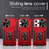 Shockproof Case for Xiaomi POCO X5 Pro 5G Slide Camera Lens Protection Stand Phone Cover for Redmi Note 12 Pro 5G 12 4G