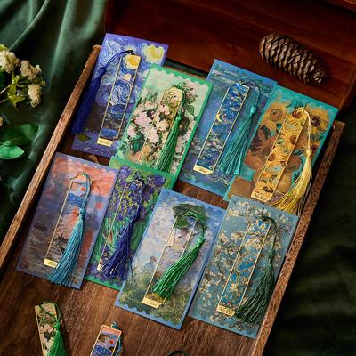 Zaomo Creative Retro Art Song Series Metal Bookmark Journal Clip