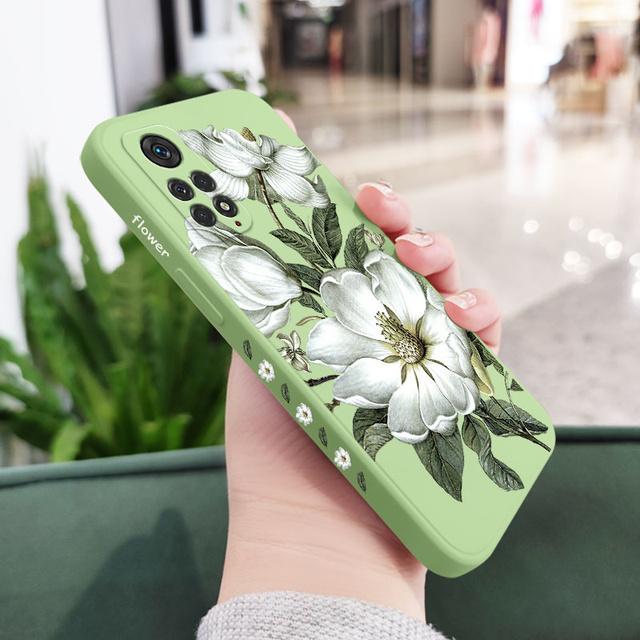 Etui na telefon z dzikimi kwiatami do Xiaomi Redmi Note 12 11 11S 11T 10 10A 10T 10S 9T 9 8 7 Pro Plus 10C 9A 9C 9T 4G 5G okładka