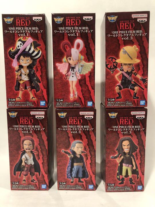 

[Б/У] One Piece World Collectible Figures Film Red 6 типов