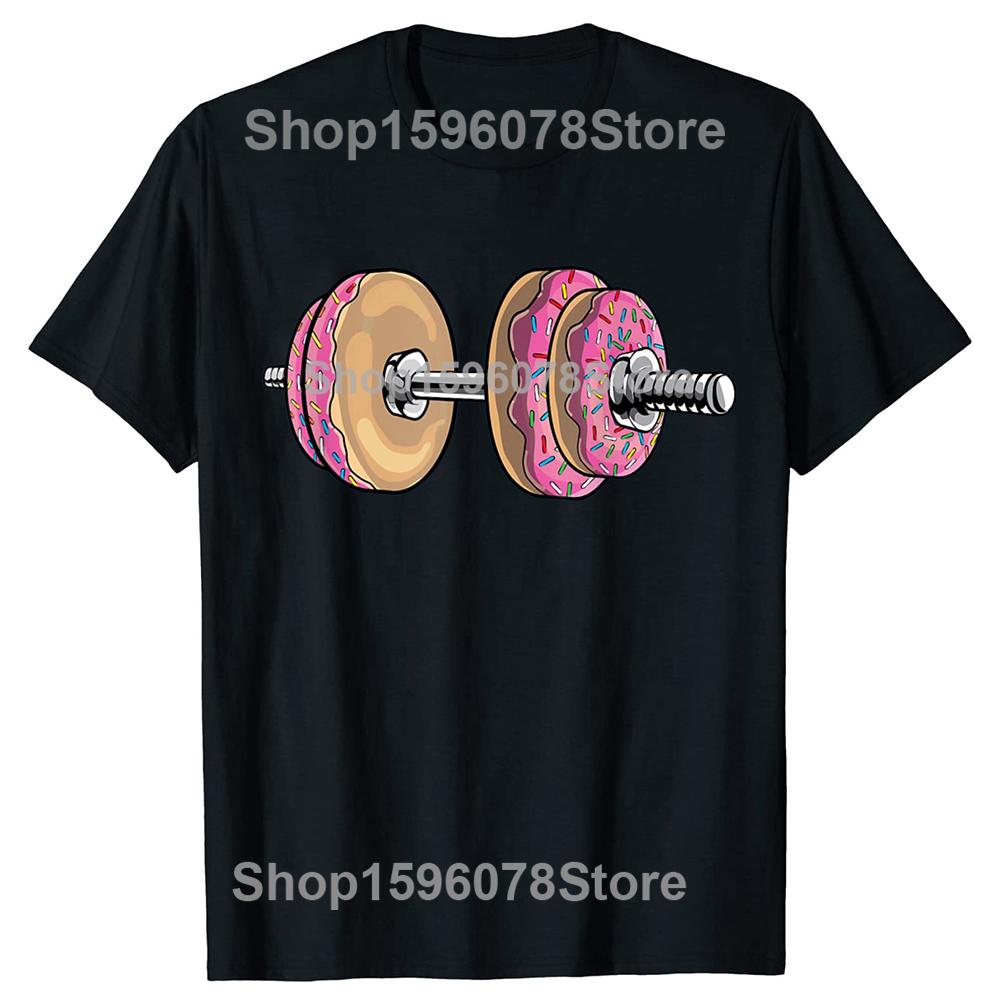 Funny Sweet Donut Cartoon T Shirts Summer Style Graphic Cotton Short Sleeve Donuts Lover Birthday Gifts Adult Humor Tshirt Men