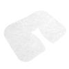 100pcs Disposable Face Rest Cover U Shaped Hollow Breathable Nonwoven Massage Face Rest Cover for SPA Clubs Baths
