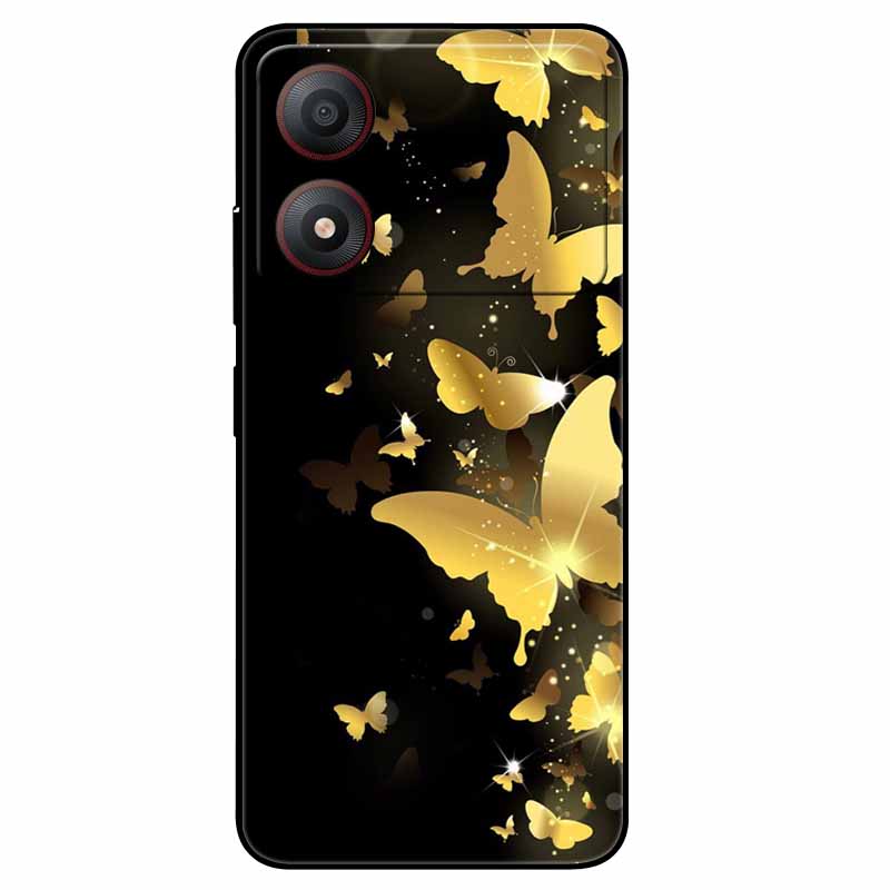 Pour ZTE Blade A34 4G Coque Anti-choc TPU Silicone Souple Housse de Téléphone pour ZTE Blade A 34 Funda Peinte pour BladeA34 Capa de Luxe