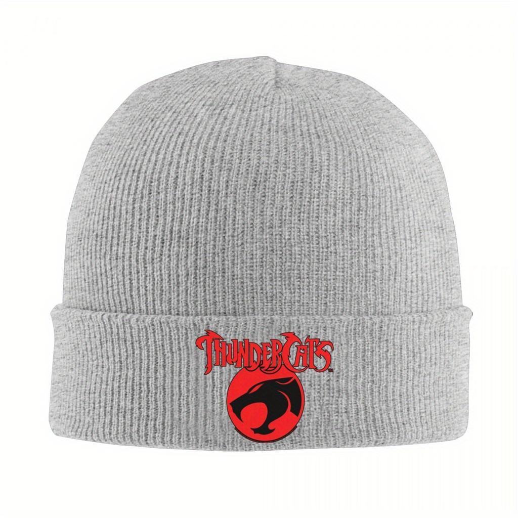 Thundercats Beanie Hats Knit Hat Kpop Warm Adult Unisex Caps Autumn Winter Graphic Street Y2K Bonnet Hats Gift