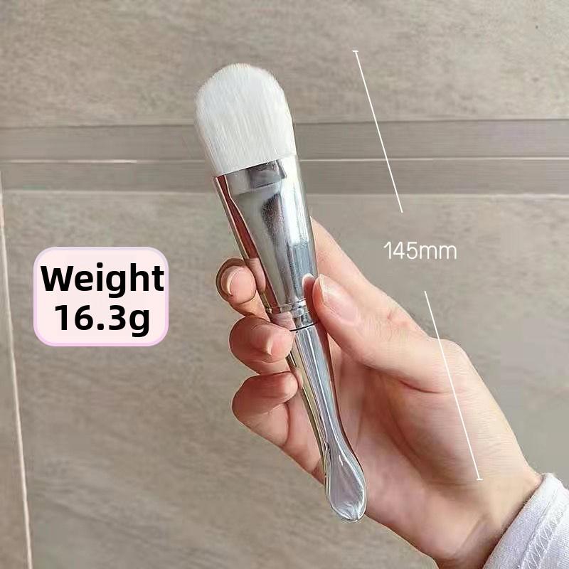 New Makeup Brush Single with Scoop Soft Bristle Mask Brush Beauty Tool Dual-Head Foundation Brush Mask Brush