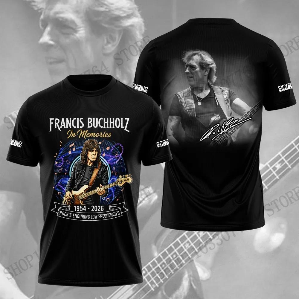 2026 New Retro Singer Brett James RIP 3d Print T-shirt Men Women Fashion Street Plus size Short Sleeve Tops Tee Men Clothing Fan