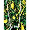 MMA UFC Muay Thai Kickboxing Boxing Green Yellow Casual Shorts Gym Sport Unisex Men Women Workout Quick Dry Print Elastic High Waist Training