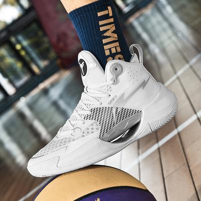 Kobe Basketball Shoes Men's and Women's Wade Mesh Breathable Shock Absorption Actual Combat High-top James Sneakers