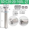 45° CNC Insertable Inner/Outer Chamfer Tool with Up/Down Back-Reaming Holder