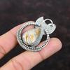 Coconut Jasper Pendant 925 Sterling Silver Pendant Genuine Gemstone Jewelry Handmade Unique Design Pendant Gift For Mother Wonderful Jewelry