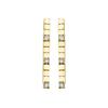 Earrings - LUXENTER - Dorane - 925 Sterling Silver - Cubic Zirconias - 18 Ct Gold Finish