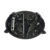 Double Eagle Tribal Bull Skull Belt Buckle - Retro & Stylish 4.0