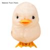 Wind Up Plush Toy High Imitation Decorative Soft Texture Clockwork Jumping Walking Chick Duck Toy for Festival