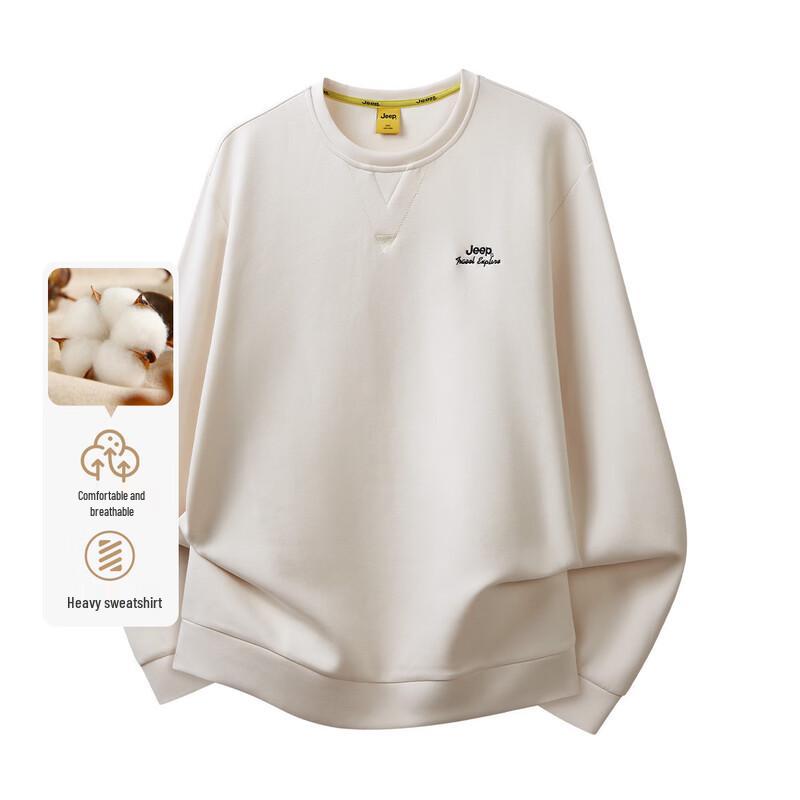 JEEP Men s Round Neck Long Sleeve Sweatshirt 3XL