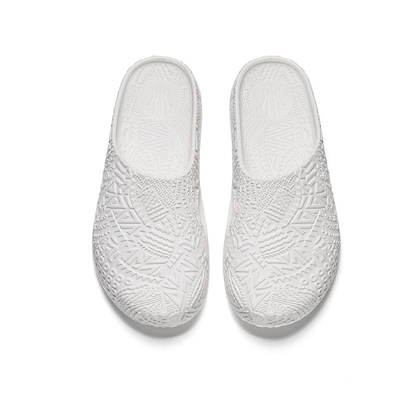 Anta Hela Slide Sandali Slip-On Comodi Casual ad Asciugatura Rapida Uomo Calzature Bianco 112531801-1