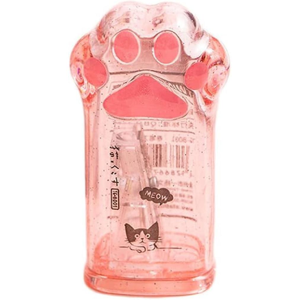 Cute Pink Cat Paw Pencil Sharpener Kawaii School Supplies Student Prize Kids Gift, Cute Pencil Sharpener