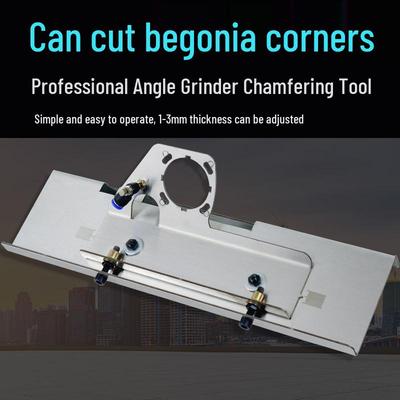 Portable Angle Grinder Chamfering Tool: Quick Chamfer Artifact for Water Dust Removal and Cutting Rock, Slab, Marble