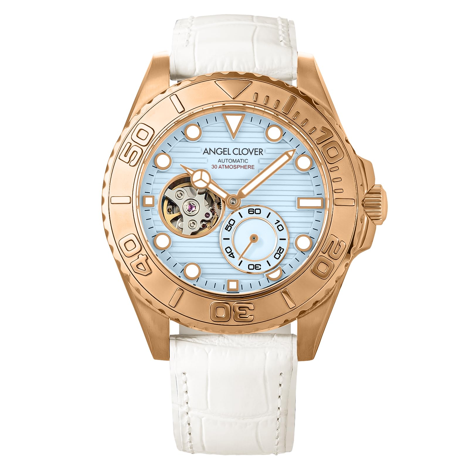 

Angel Clover Sea Cruise Автоматические наручные часы Белые SCA44PPB-WH Мужские