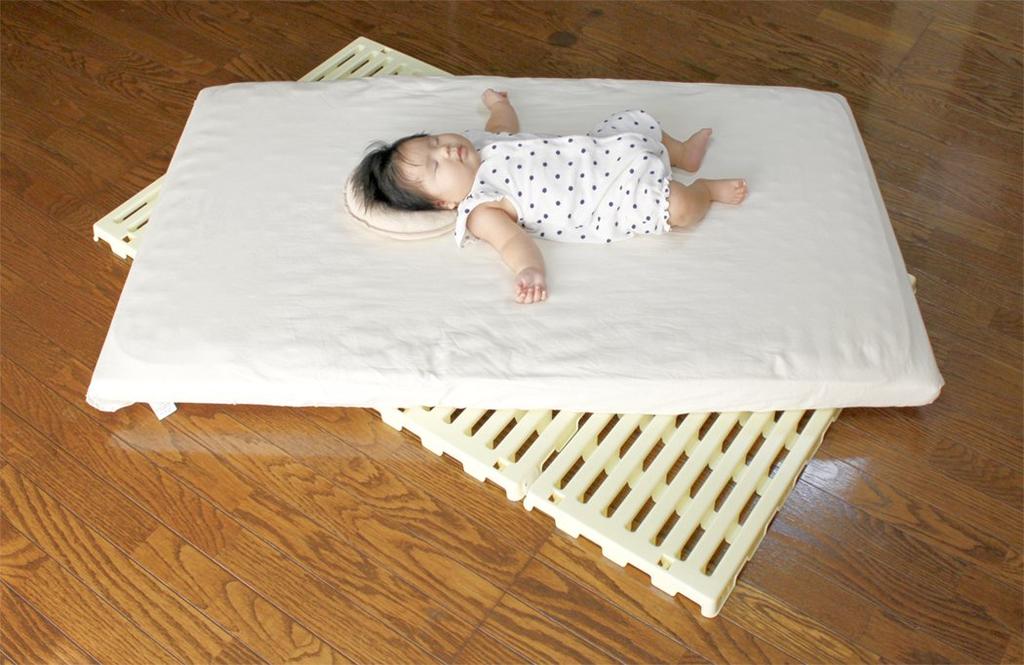 Chopla Kogyo Air Sleep Baby Slatted 70 X 120 for Made of Resin Bed, Yellow, Cm, 782627, 0-24 Months,
