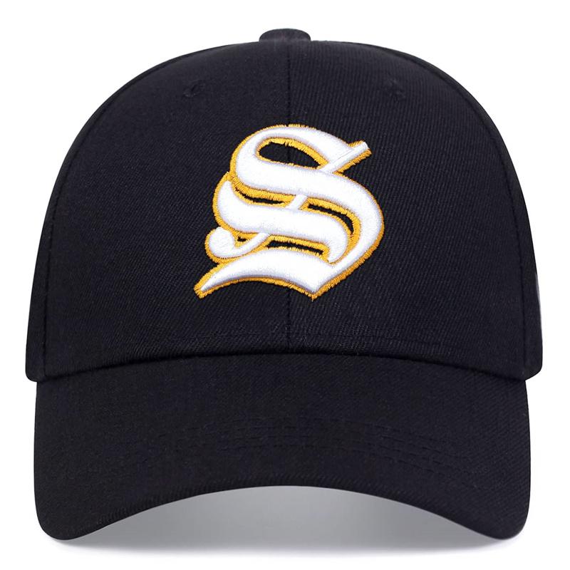 Fashion S Letter Side Tiger Embroidery Baseball Caps Spring and Autumn Outdoor Adjustable Casual Hats Sunscreen Hat