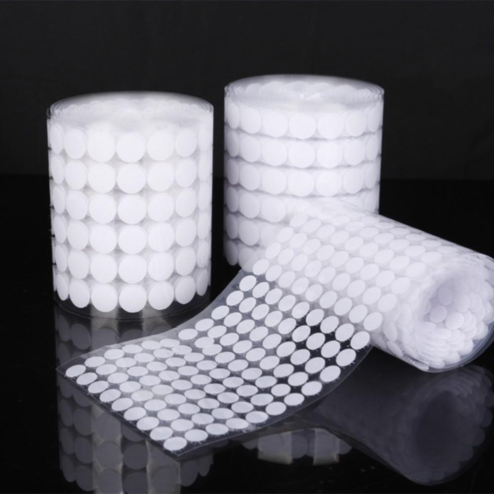 500/504 Pairs Felt Stickers Fastening Dots Tape Sticky Back Round Coins Sticker  Handwork