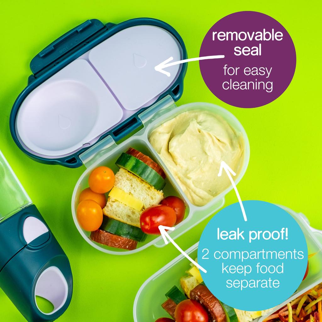 Small Capacity Lunch Box for Dishwasher Safe b.box (Bee Box) Kids, Leak-Resistant, Fruit, [Authentic b.box Product] [Snack Box]