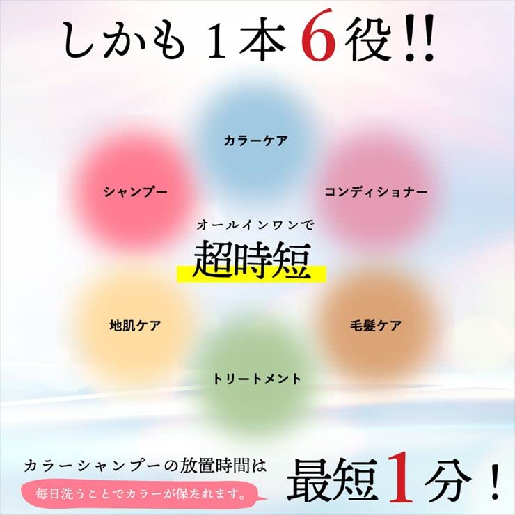 Kyogoku Blue Purple Color Shampoo, 200ml, Uneven Shampoo, Salon Exclusive, Improves Yellowing and Prevents Fading (Uneven Shampoo (Set of 2))