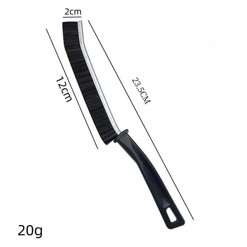 

Длинная щетка для чистки автомобилей, бытовых плиток, узких швов, жесткая щетина, щетка для чистки щелей, прочные инструменты для очистки пыли чёрный