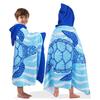 Unisex-Kinder Strandtuch Schnelltrocknend Schwimm-Badeumhang Kind mit Kapuze Wassersport Umkleideumhang Junge Mädchen Wasserabsorbierend Surf-Poncho