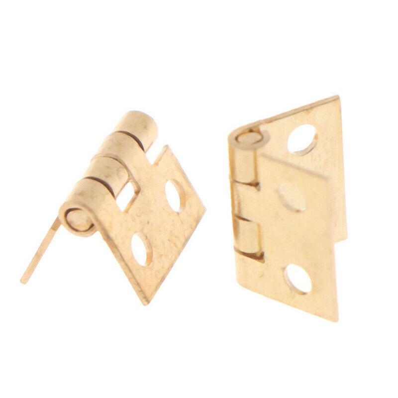 

Матеріал гвинтів Метал Мініатюра 1:12 петель і гвинтів для лялькового будиночка 1x0.8cm золотий