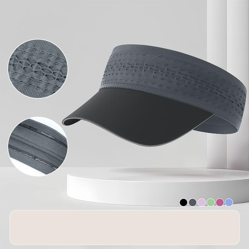 Multicolor Hairband Sun Hats Sweat absorbing Quick-drying Sports Cap Empty Top UV Protection UV Protection Cap Sports Activities