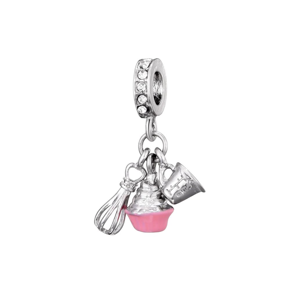 S925 Silver Cute Bear Giraffe Flower Heart Butterfly Bead Bracelet DIY Jewelry Making Kit