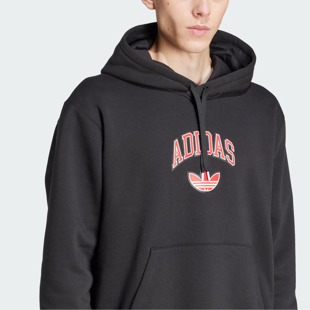 adidas Originals Ext Q12 Felpa con cappuccio a maniche lunghe stile varsity da uomo Felpa JP1013
