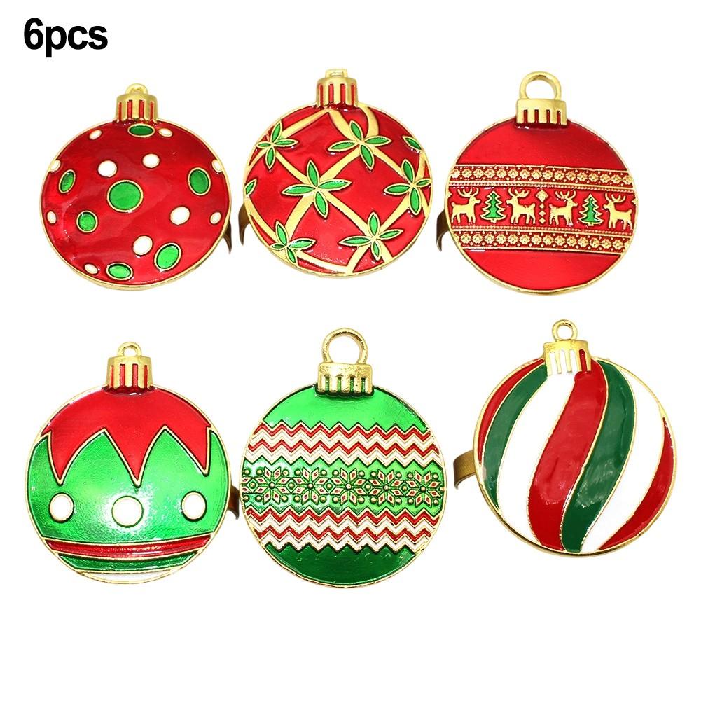 Christmas Tree Motif Design Christmas Napkin Rings Holiday Table Decor