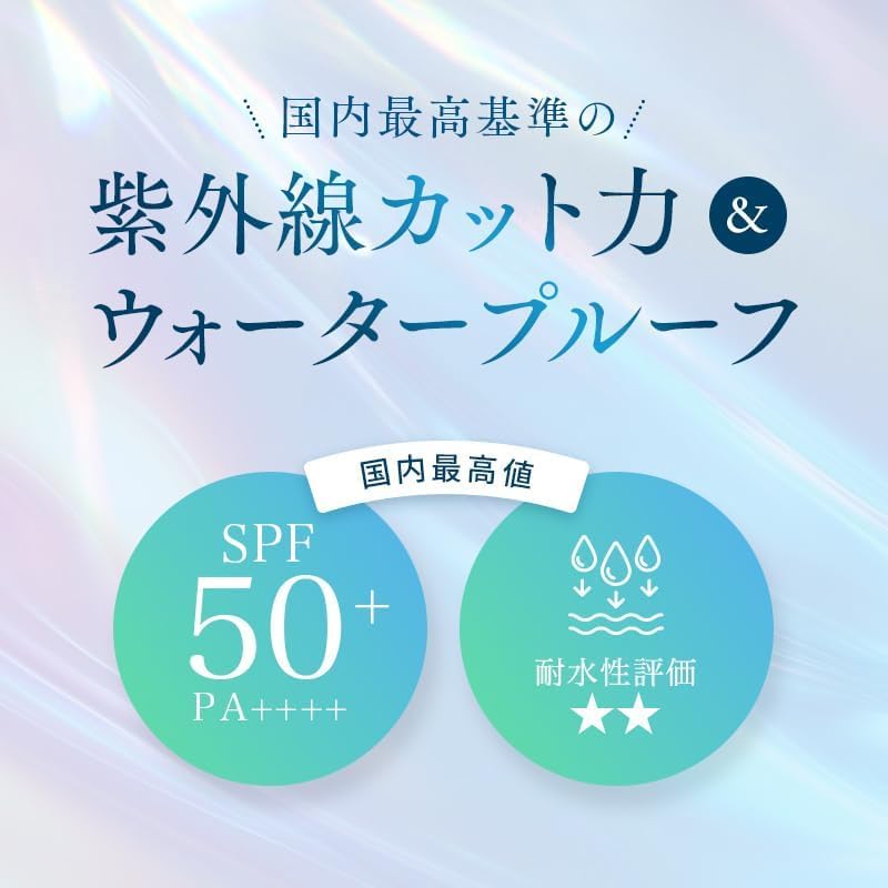 Macchia Label UV Milk Sunscreen UV Milk Washable with Waterproof Non-Chemical 50+ SPF50+ / PA++++ soap,
