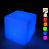 12" RGB LED Cube Stool – Remote Controlled & Rechargeable Chair with 16 Colors