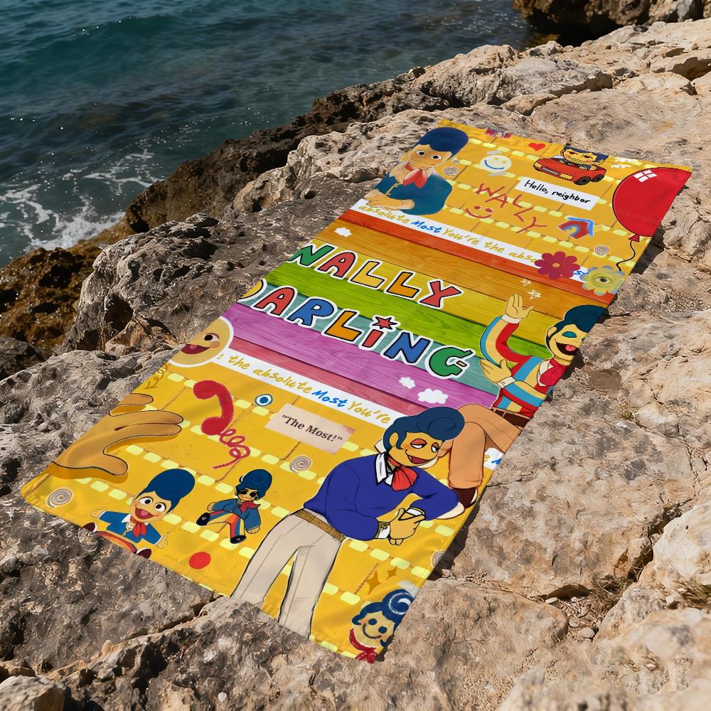 Popular Horror Game W-welcome Home Towel Beach Quick Dry Soft W-wally Pool Towels Gift for Travel Gym Shower Camping sports