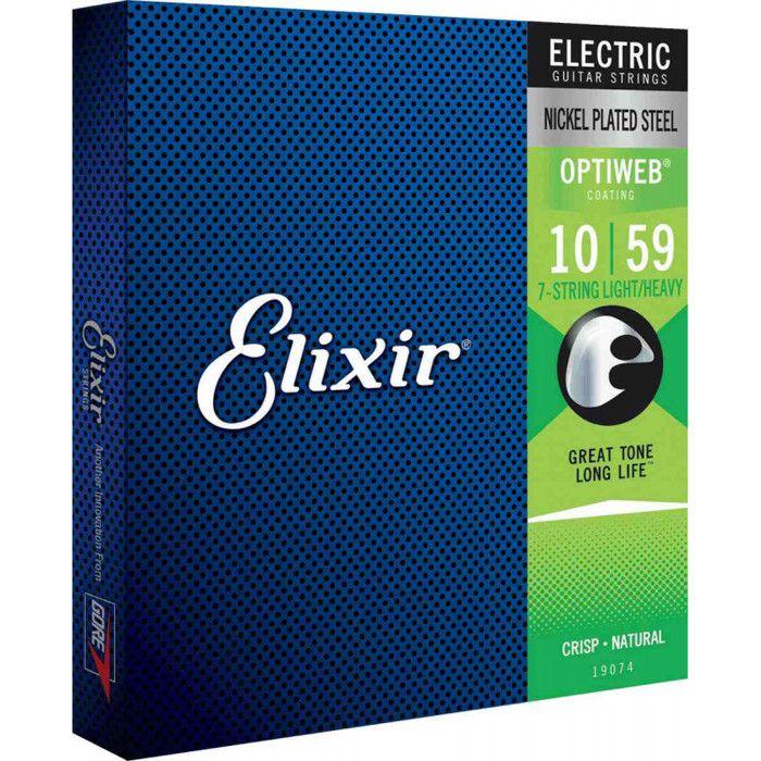 Jeu De Cordes - Elixir - Optiweb 19074 - 7 Cordes - Light Heavy - 10/59