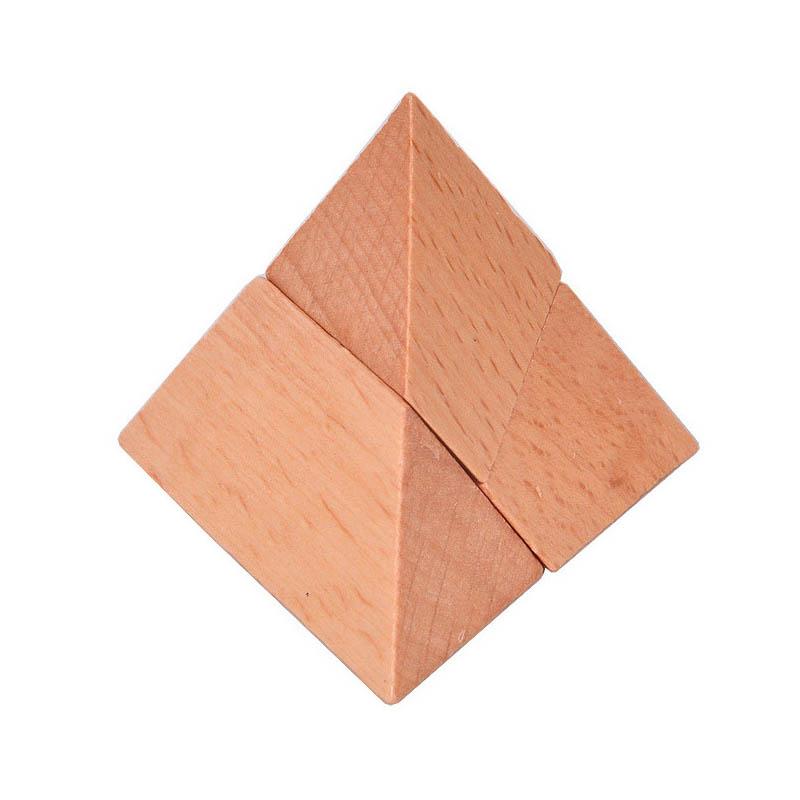Bai Fen Bai Toys Toys Pyramid Puzzle Iq Wooden Kong Ming Lock Luban Teaser Brain Casse Tete Rompecabezas 3D Juguetes Y Aficiones
