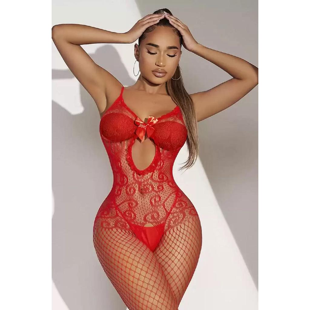 Fantasy Body Stocking With Private Area Open