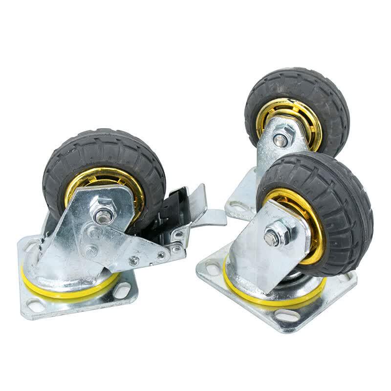 Wenstan Heavy Duty 8-inch Universal Rubber Caster Wheel