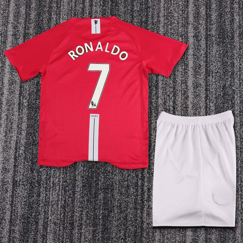 Klassisches Retro-Fußballtrikot Barcelona Kaiser M Thailändischer Kinderanzug Retro-Kinderanzug