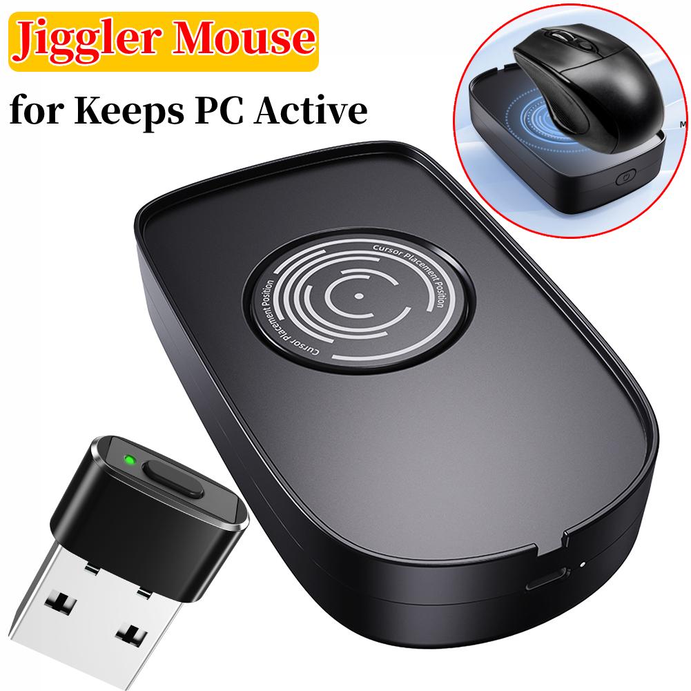Undetectable Mouse Jiggler 5V 1A Movement Simulation Wired Wireless Mouse Compatible for Computer Awakening for Keeps PC Active