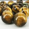 Natural Tiger Eye Crystal Ball Polished Yellow Tiger Eye Sphere for Home Decor Feng Shui Healing Raw Stone Decorative Orb