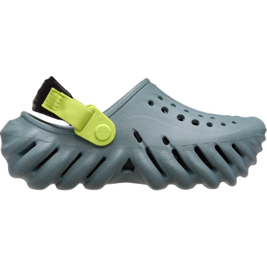 Crocs Kids  Echo Clog Comfortable Fashion Breathable Support Kids Clogs Blue Green Black 208190-3YO