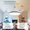 MengPao 36-inch LED Invisible Ceiling Fan Light