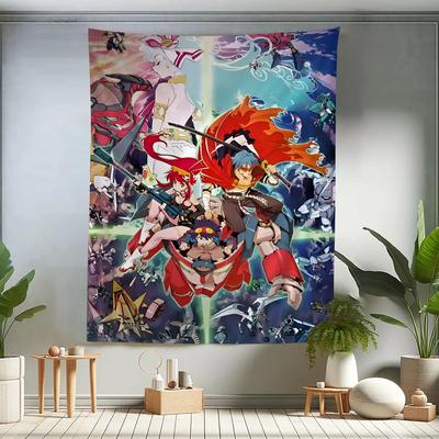 Tengen Toppa Gurren-Lagann Bohemian Tapestry Cheap Hippie Wall Hanging Bohemian Wall Tapestries Mandala Wall Hanging Home Decor