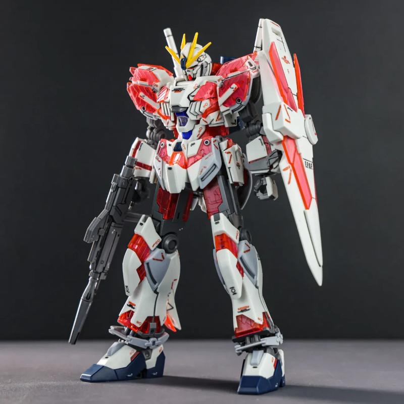 HG 1/144 RX-9/C Narrative Gunpla C-Packs Assembly Model Kit Blue Awakening Ver. Action Figure With Water Decals Anime Mecha Toy