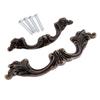 DRELD Antique Furniture Handle Vintage Cabinet Knobs and Handles Wardrobe Cupboard Drawer Kitchen Pull Knob Furniture Hardware